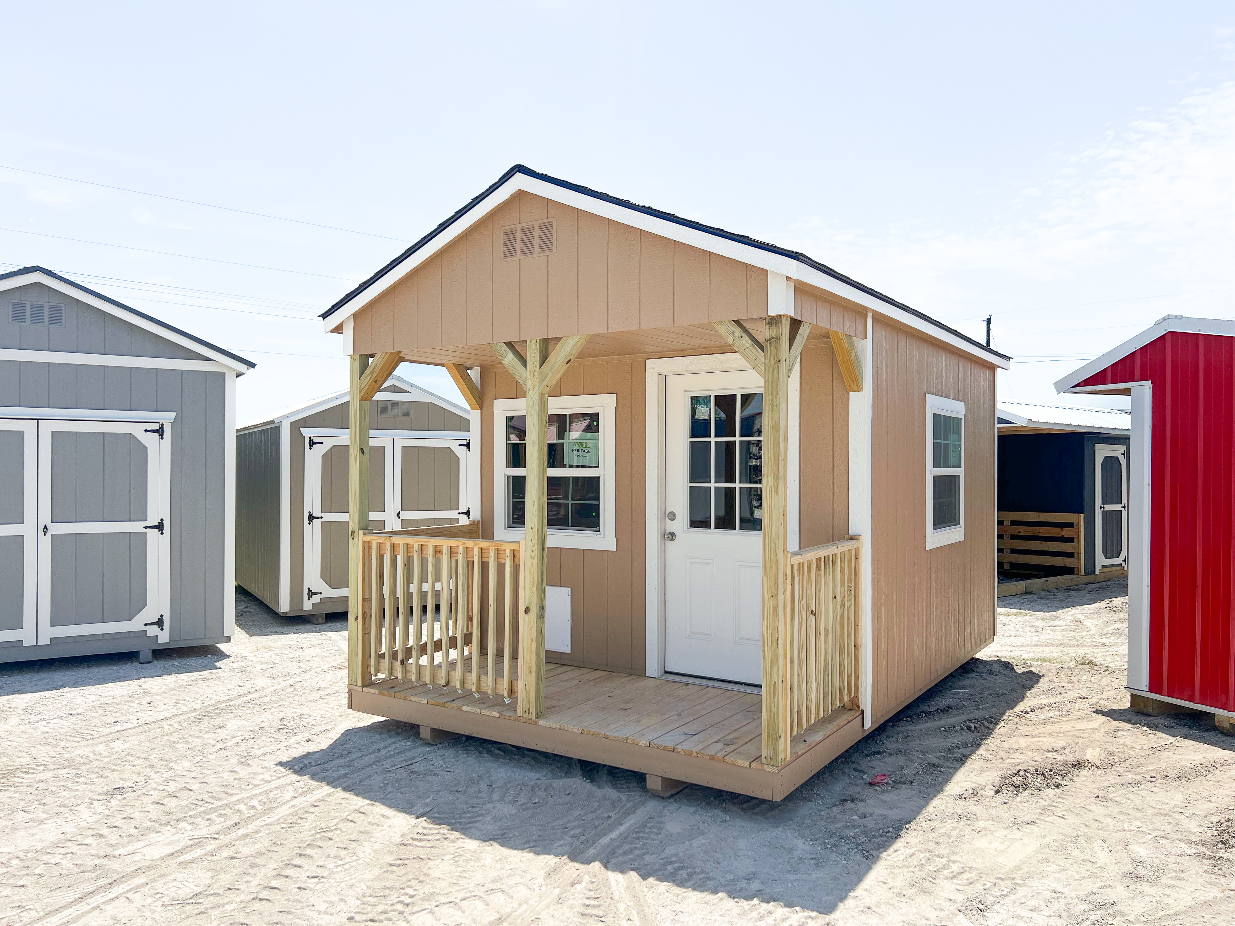 Side view of the building